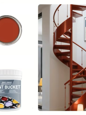 500g Crimson Water Based Rust Proof Metal Paint