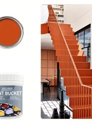 500g Orange Red Water Based Rust Proof Metal Paint